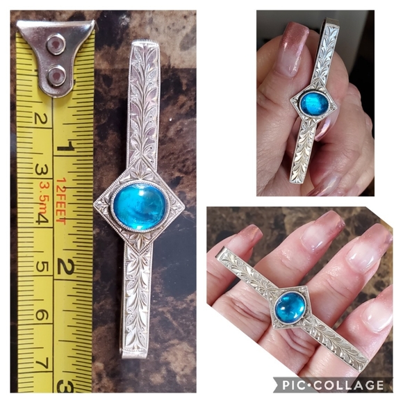 Vintage, Mens Art Deco Tie Clip - Picture 3 of 3